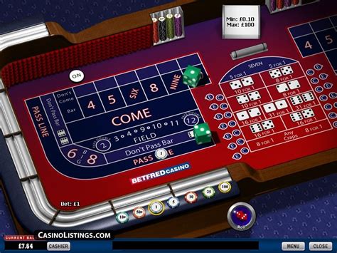 Free Craps game (Playtech) .
